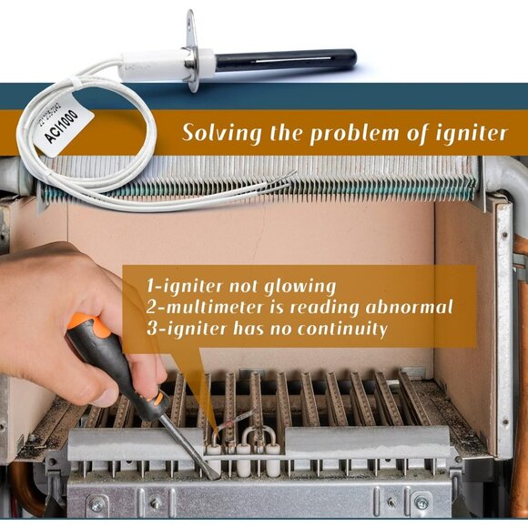 H150 Universal Furnace Igniter 120V | Silicon Nitride Hot Rod Heater Replacement - Picture 4 of 7